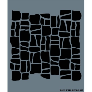 Stencil Wall Decor Rich 18, 50x50cm, WALL12