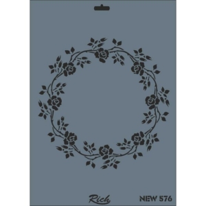 Stencil New Rich, 35x25cm, NEW576