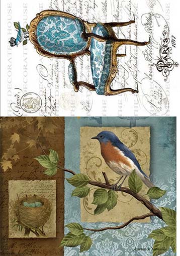 Ριζόχαρτο για Decoupage, Πουλιά 3200102 1 Ριζόχαρτο για Decoupage, Πουλιά 3200102