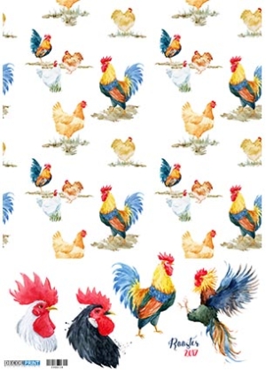 Ριζόχαρτο για Decoupage,  Πετινοί 3300119