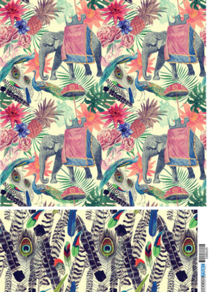 Ριζόχαρτο για Decoupage, Ελέφαντες 3300125