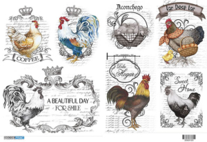 Ριζόχαρτο για Decoupage,  Πετινοί 3300133