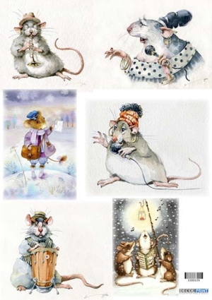 Ριζόχαρτο για Decoupage,  Mouse 3300139