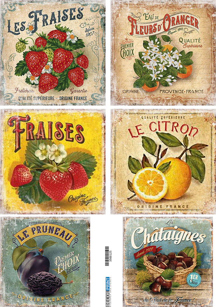 Ριζόχαρτο για Decoupage, Food 3500125 1 Ριζόχαρτο για Decoupage, Food 3500125
