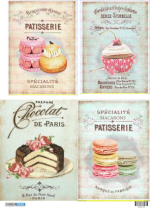 Ριζόχαρτο για Decoupage,  Food 3500133