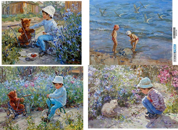 Ριζόχαρτο για Decoupage, Παιδικά 3600106 1 Ριζόχαρτο για Decoupage, Παιδικά 3600106