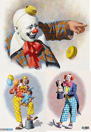 Ριζόχαρτο για Decoupage, Clown 3600113