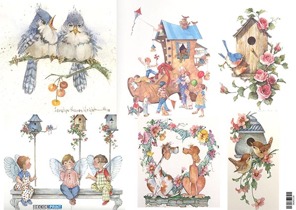 Ριζόχαρτο για Decoupage, Paidika 3600119 1 Ριζόχαρτο για Decoupage, Paidika 3600119