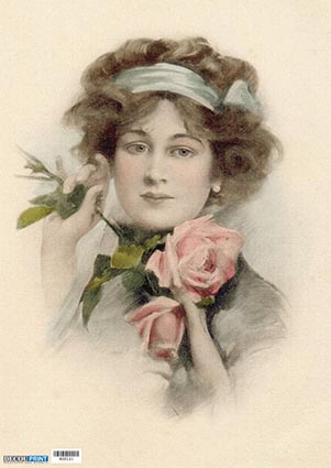 Ριζόχαρτο για Decoupage, Vintage Woman 400131