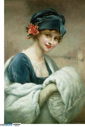 Ριζόχαρτο για Decoupage, Vintage Woman 400139