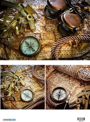 Ριζόχαρτο για Decoupage, Vintage maps 400156