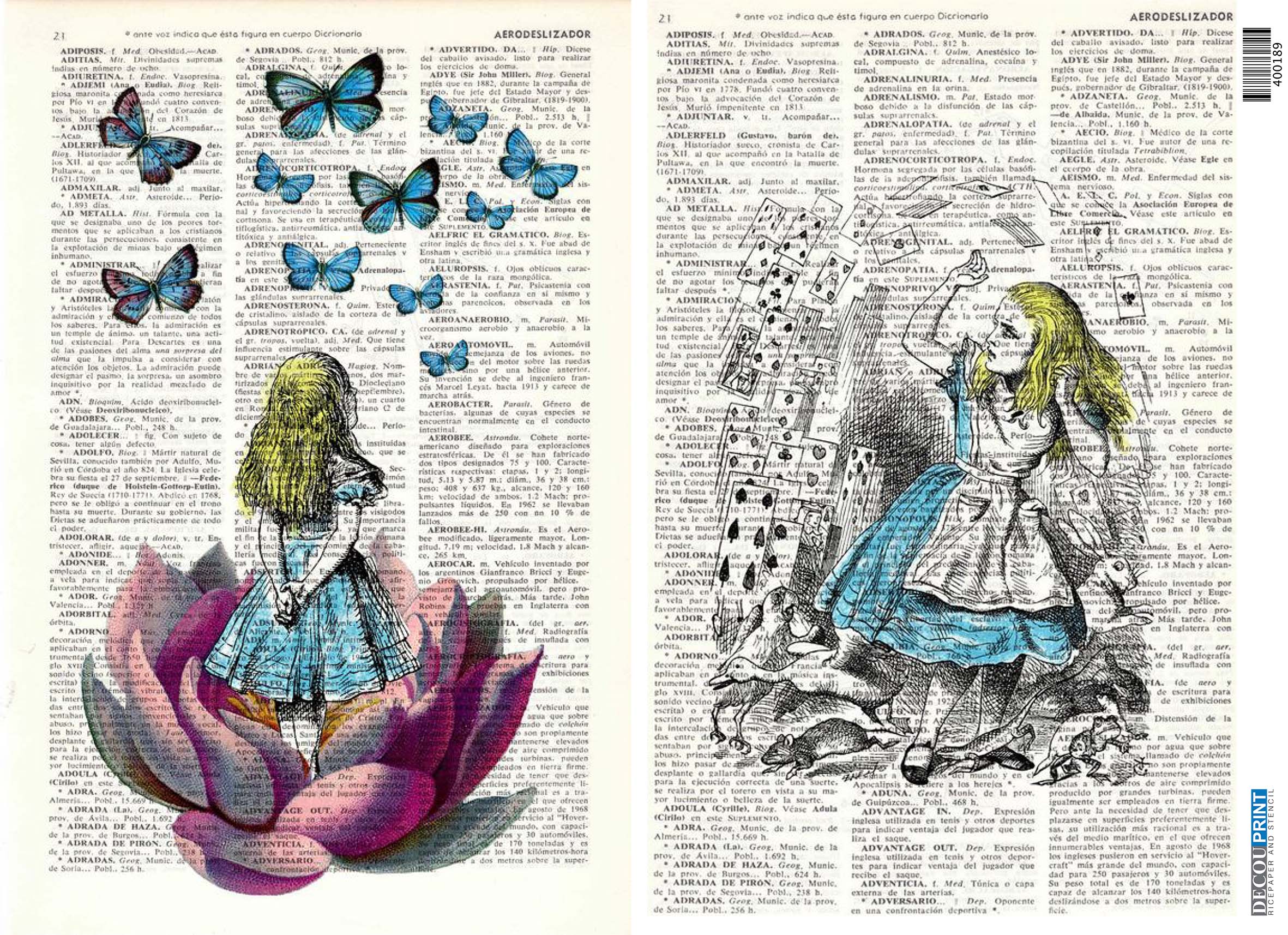 Ριζόχαρτο για Decoupage, Vintage 400189 1 Ριζόχαρτο για Decoupage, Vintage 400189