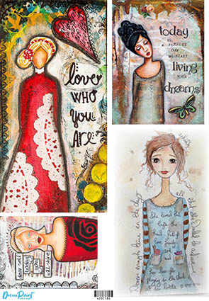 Ριζόχαρτο για Decoupage, Modern Line 4200186