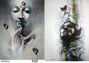 Ριζόχαρτο για Decoupage, Modern Art Abstract 4400138