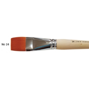 Πινέλο Συνθετικό Πλακέ Χειροτεχνίας Νο. 24