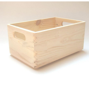 Μπαούλο ξύλινο στοιβάσιμο 30x20x15cm. SN130