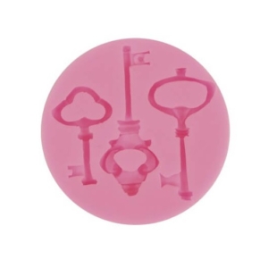 Καλούπι σιλικόνης κλειδιά 7.2×7.2 x 1cm 27543