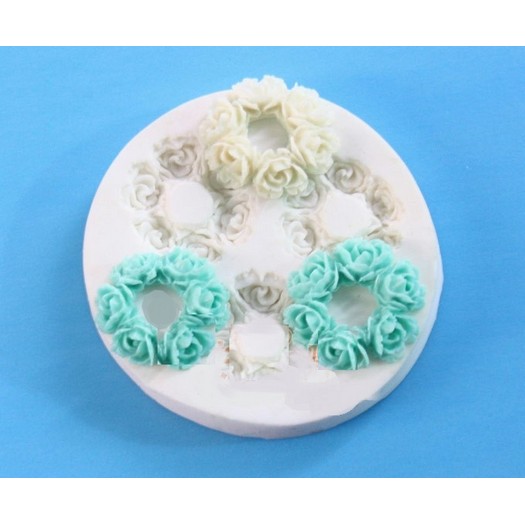 Καλούπι σιλικόνης, Flower wreaths 65x10mm AF2332 1 Καλούπι σιλικόνης, Flower wreaths 65x10mm AF2332