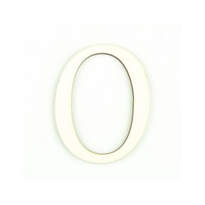 Ξύλινο γράμμα 6cm, πάχος 5mm, Ο. sf138