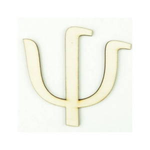 Ξύλινο γράμμα 6cm, πάχος 5mm, Ψ. sf146