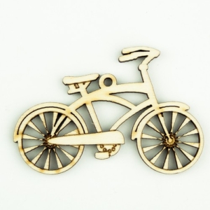 Ξύλινα διακοσμητικά Ποδηλατάκια vintage 7×4,5cm, 3τεμ. sf002