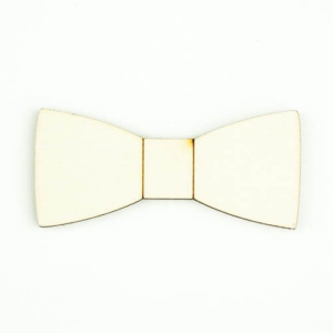 Ξύλινα διακοσμητικά Παπιγιόν 7x3cm, 3 τεμ. sf195