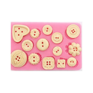 Καλούπι σιλικόνης, Κουμπιά 6.5×10.5cm 337039