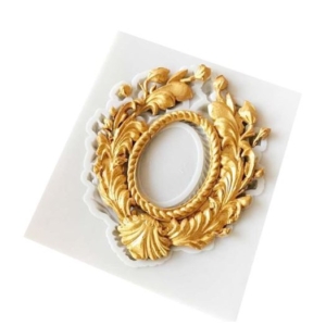 Καλούπι σιλικόνης, Vintage Κορνίζα, 7,9×7,3cm AF1768