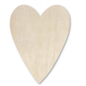 Ξύλινη διακοσμητική καρδιά, 41x28cm. sf207
