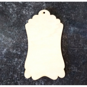 Ετικέτα ξύλινη vintage 19×10,5×0,4cm. tag4