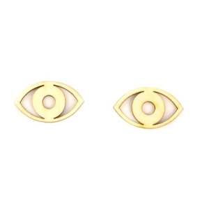 Ξύλινο διακοσμητικό, Ματάκια, 6 τεμ. sf210