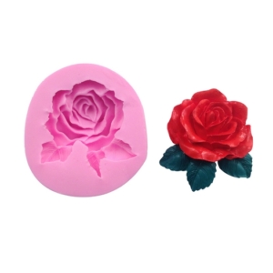 Καλούπι σιλικόνης, Τριαντάφυλλο, 8×8,2×2,5cm AF279