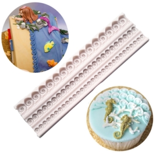 Καλούπι σιλικόνης, Τρέσες, 19.8×5.4x1cm AF1960