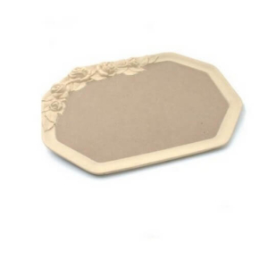Δίσκος mdf με τριαντάφυλλα, 35 x 47cm, C00101