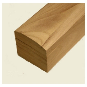 Λαμπαδόκουτο ξύλινο με καμπυλωτό καπάκι SKU665