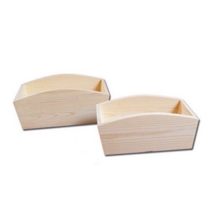 Ψωμιέρα ξύλινη μικρή, 25x12x10cm. PO257M