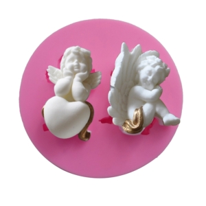 Καλούπι σιλικόνης, Αγγελάκια, 7,9×7,9cm AF1496