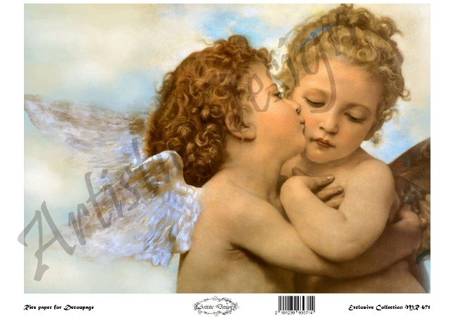 Ριζόχαρτο για Decoupage Α3 (30x40cm) 1 Ριζόχαρτο για Decoupage Α3 (30x40cm)