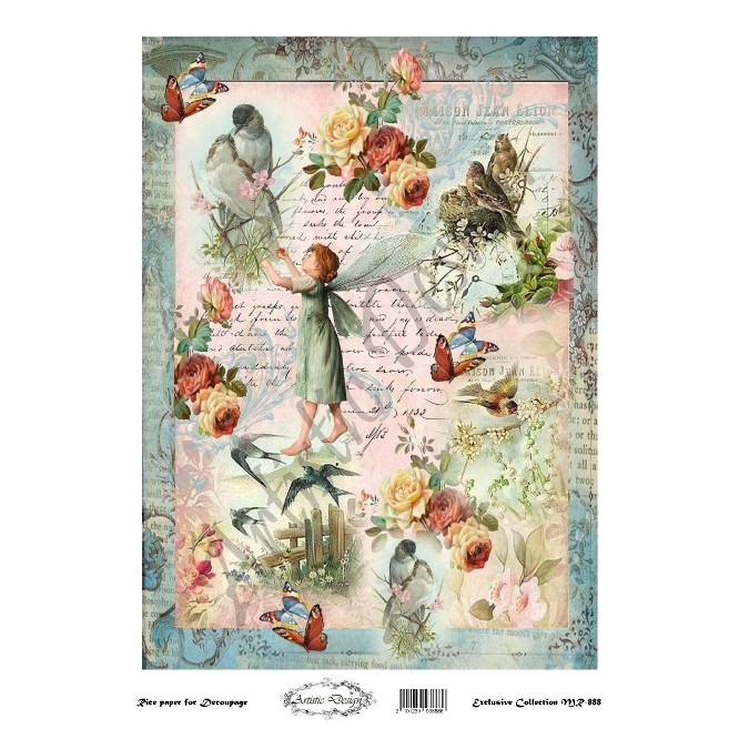 Ριζόχαρτο ARTISTIC DESIGN για Decoupage A3 1 Ριζόχαρτο ARTISTIC DESIGN για Decoupage A3