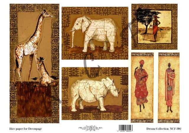 Ριζόχαρτο NCF για Decoupage A3 1 Ριζόχαρτο NCF για Decoupage A3