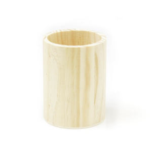 Μολυβοθήκη ξύλινη στρογγυλή 8xY10cm G11754