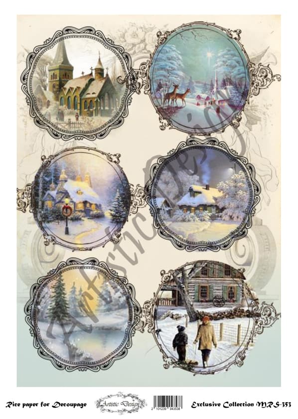 Ριζόχαρτο για Decoupage A4 1 Ριζόχαρτο για Decoupage A4