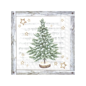 Χαρτοπετσέτα για decoupage, Χριστουγεννιάτικο δέντρο, 1 τεμ. L920445