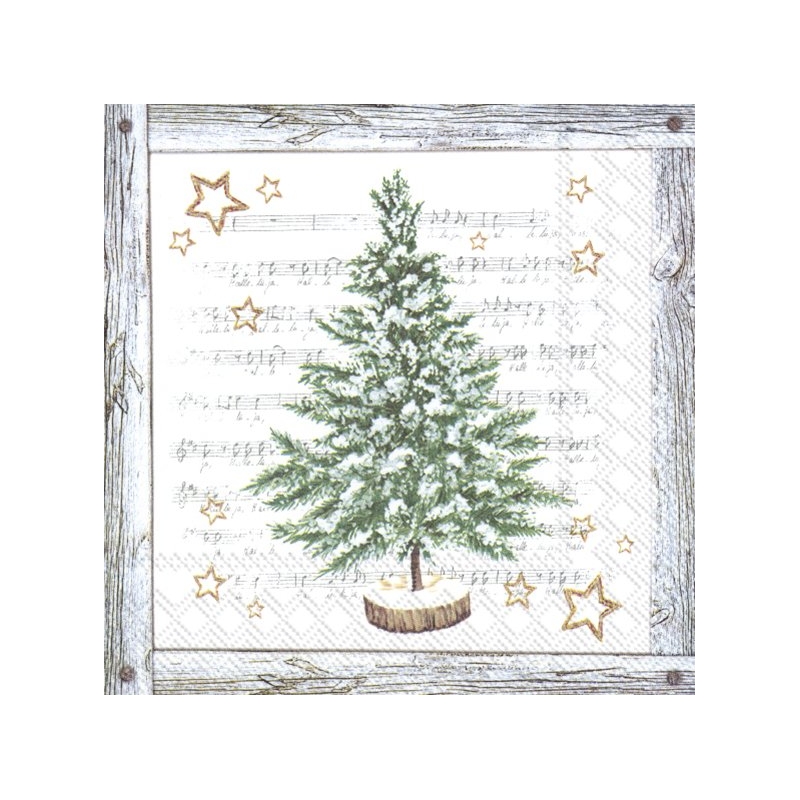 Χαρτοπετσέτα για decoupage, Χριστουγεννιάτικο δέντρο, 1 τεμ. L920445 1 Χαρτοπετσέτα για decoupage, Χριστουγεννιάτικο δέντρο, 1 τεμ. L920445