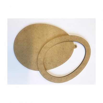 Αυγό mdf, 15cm, (2 μέρη) D10646 3 Αυγό mdf, 15cm, (2 μέρη) D10646 - Image 3