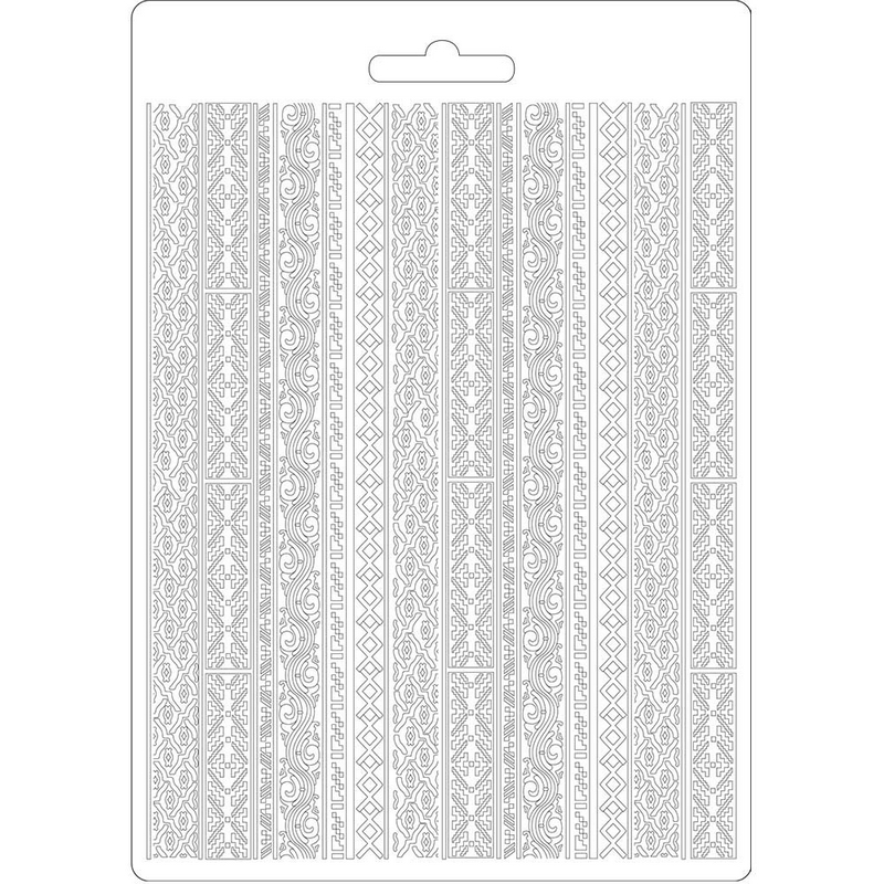 Καλούπι εύκαμπτο A5, 15x21cm, Stamperia, Amazonia tribals K3PTA574 1 Καλούπι εύκαμπτο A5, 15x21cm, Stamperia, Amazonia tribals K3PTA574