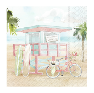 Χαρτοπετσέτα για decoupage, Miami Beach, 1 τεμ. L952500