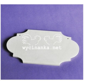 Ετικέτα ξύλινη Vintage με δύο τρύπες,12x21cm tag5