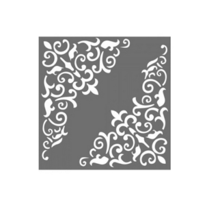 Στένσιλ DecoChic 30x30cm, Iron Corners ST-688