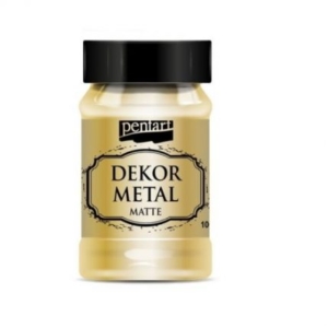 Dekor Metal (μεταλλικό κιμωλίας) Pentart 100 ml, Gold 35107